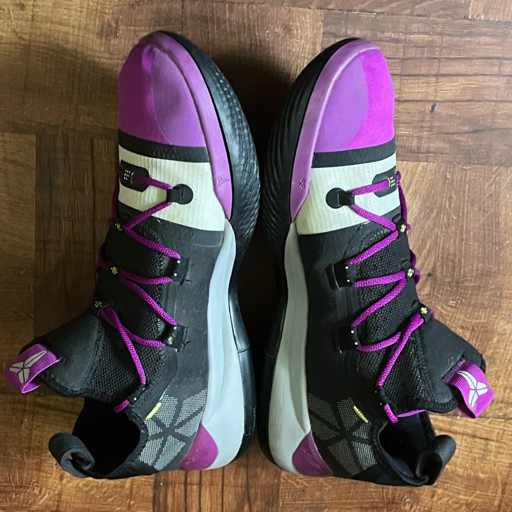 Nike KOBE AD Exodus 2018 LA LAKERS  Purple Black Mamba Grey AV3555-002 Sz 13 - Picture 15 of 16